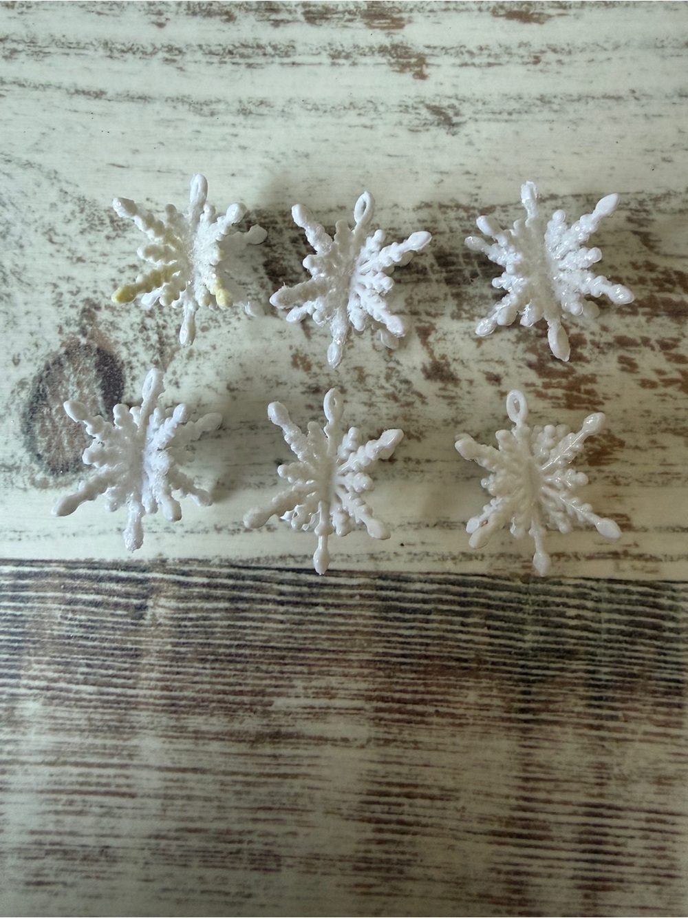 PLEASANT COMPANY American Girl Today HOLIDAY ORNAMENTS - 6 Snowflakes Only